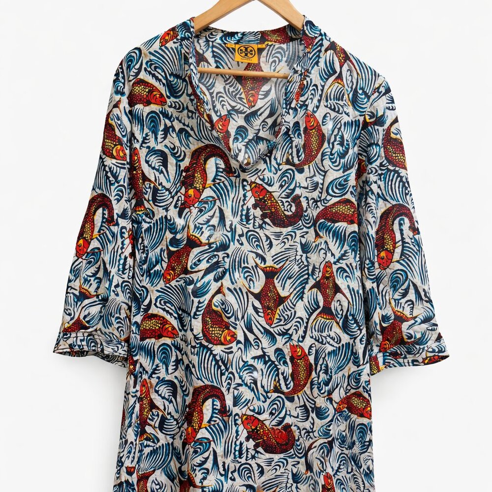 Tory Burch Koi Dress Tunic Size 14